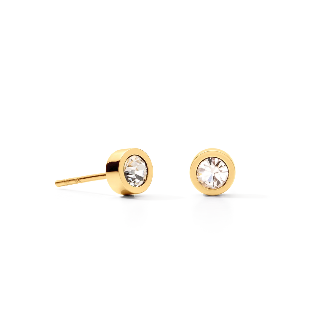 Coeur De Lion Sparkling Dot Stud Earrings