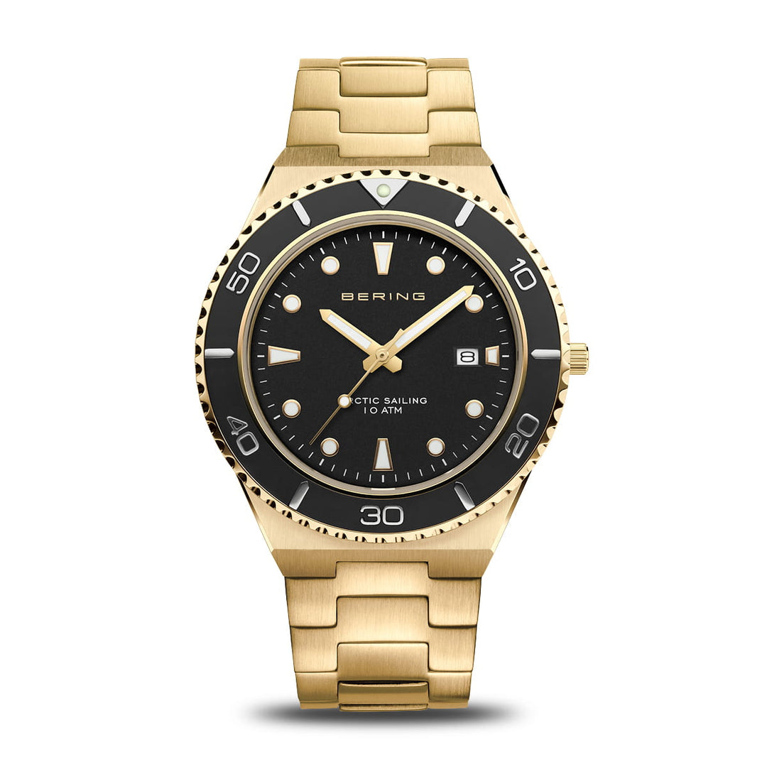 Bering Arctic Sailing Golplated Gents watch.
