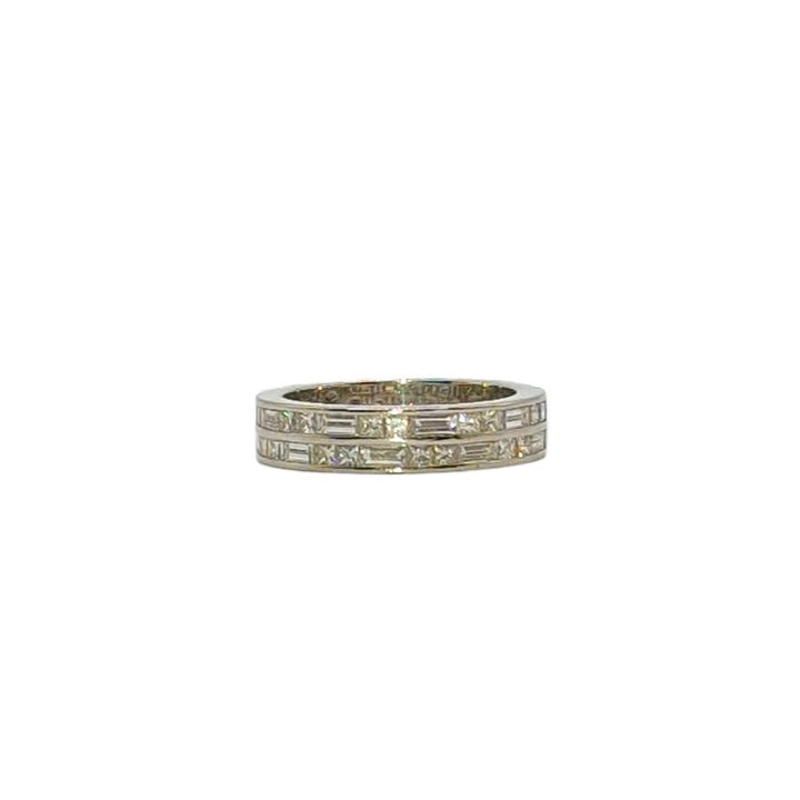 18ct White Gold Half Eternity Diamond Ring