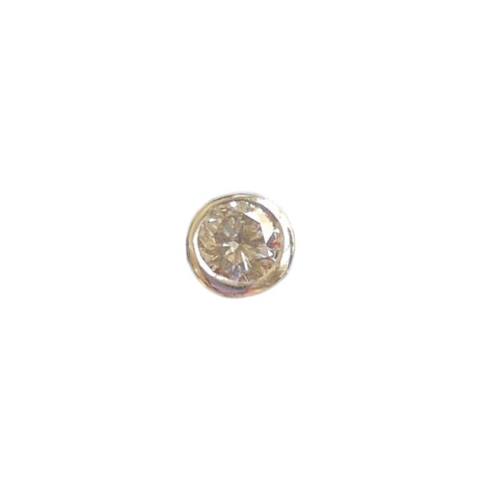 18ct White Gold Single Diamond Stud