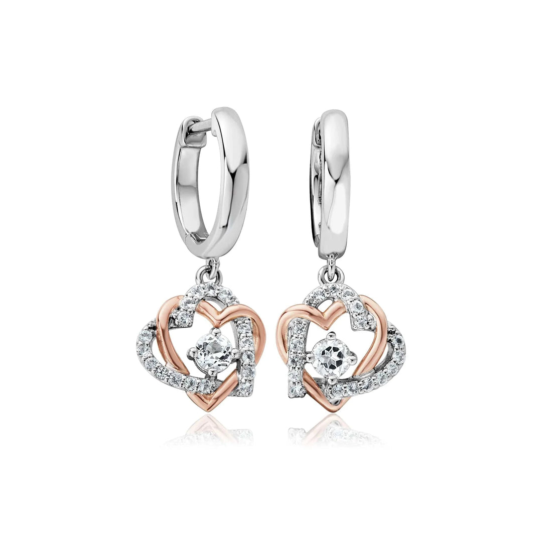 Clogau Always in my Heart Drop Earrings