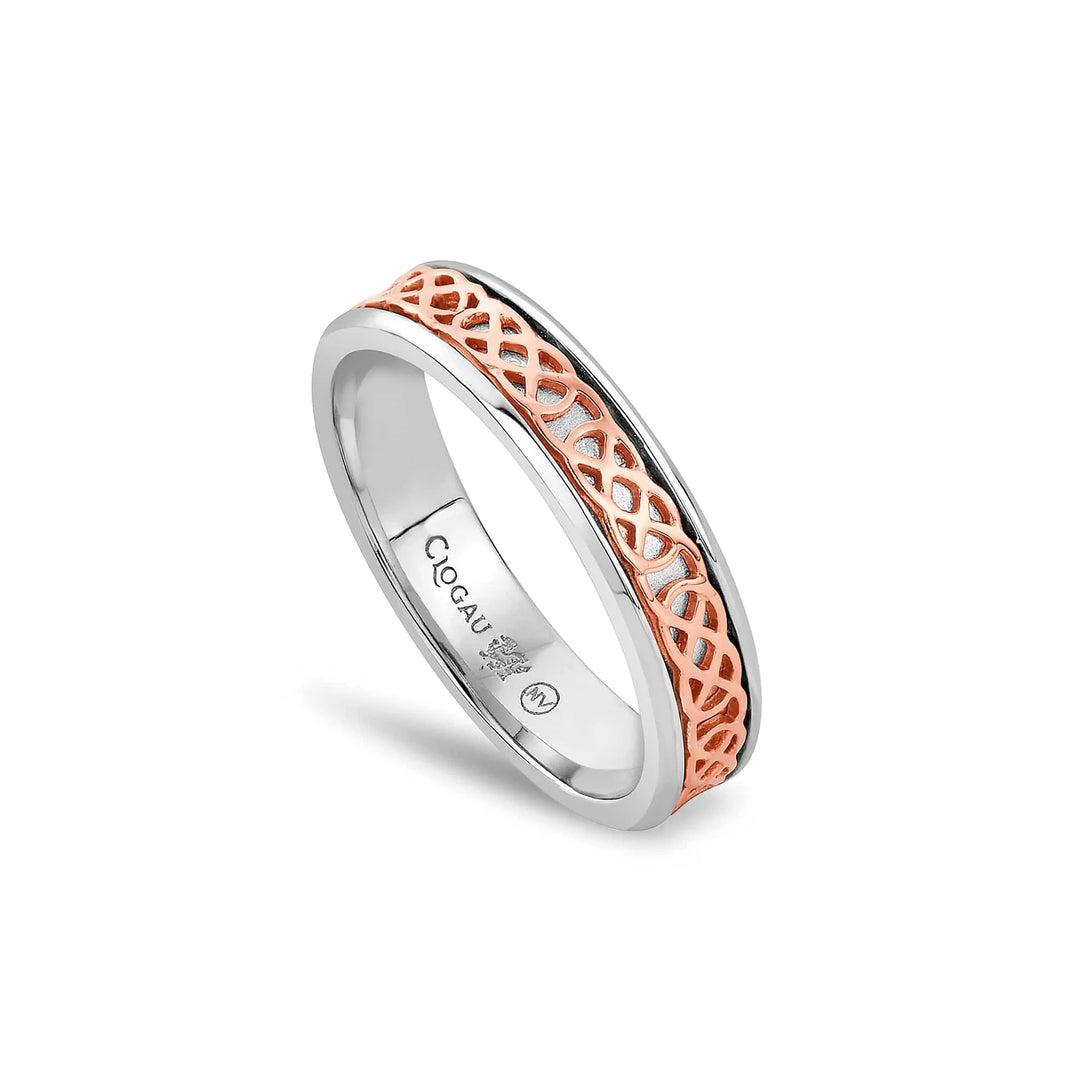 Clogau Annwyl Silver Slim Channel Ring