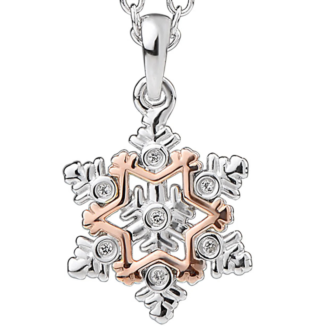 Clogau Snowflake Pendant