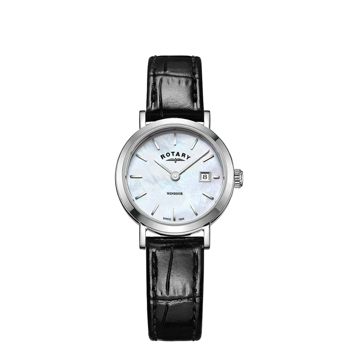 Rotary Stainless Steel Windsor Ladies Watch