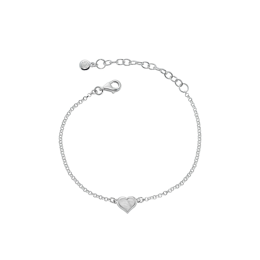 Little Star Heart Mother of Pearl Bracelet