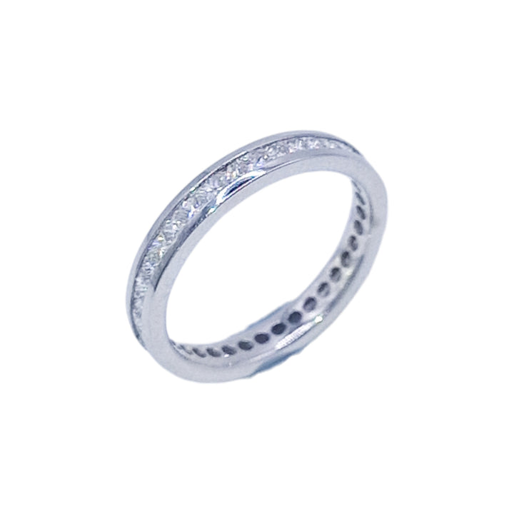 18ct White Gold Full Eternity Ring