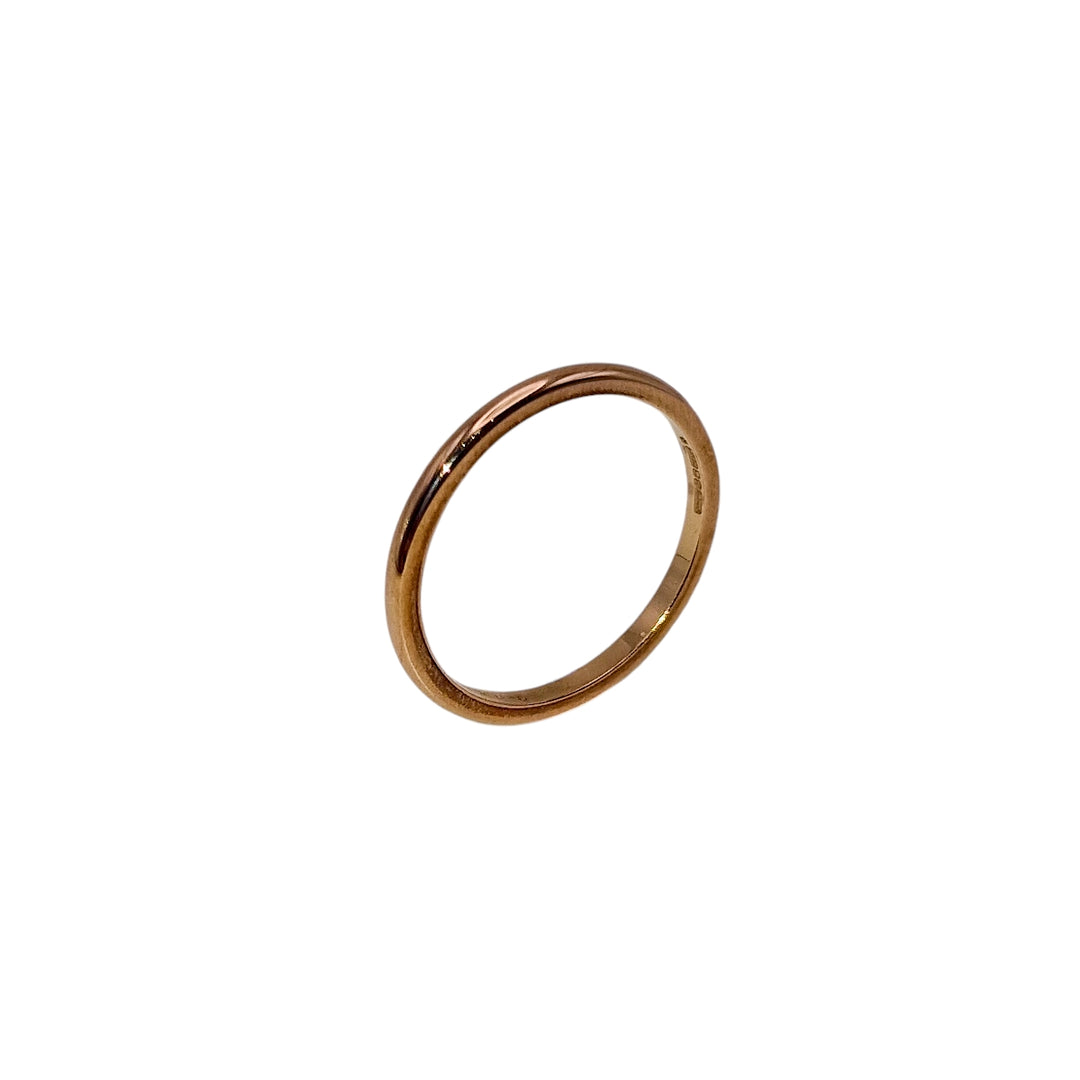 9ct Rose Gold Wedding Ring