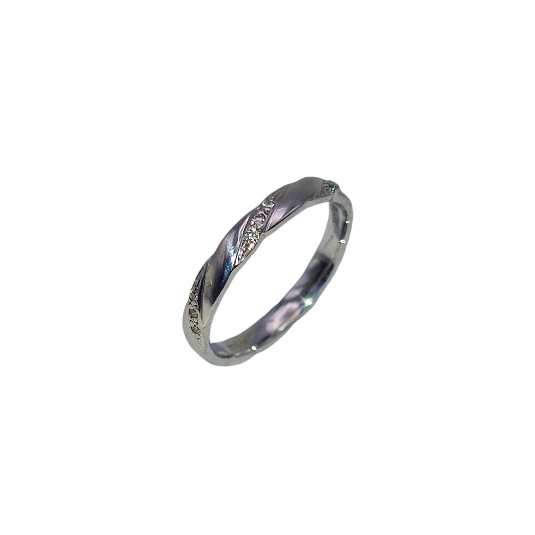 9ct White gold Ladies Diamond Set Wedding Ring