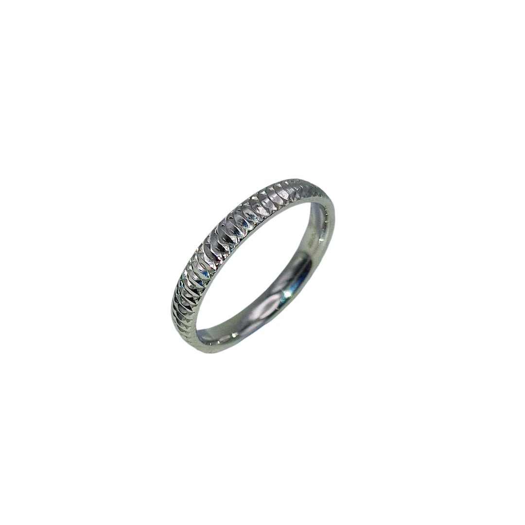 9ct White Gold Ladies Wedding Ring