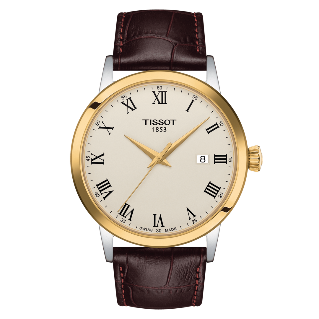 Gents Tissot Classic Dream 2 Tone Watch.