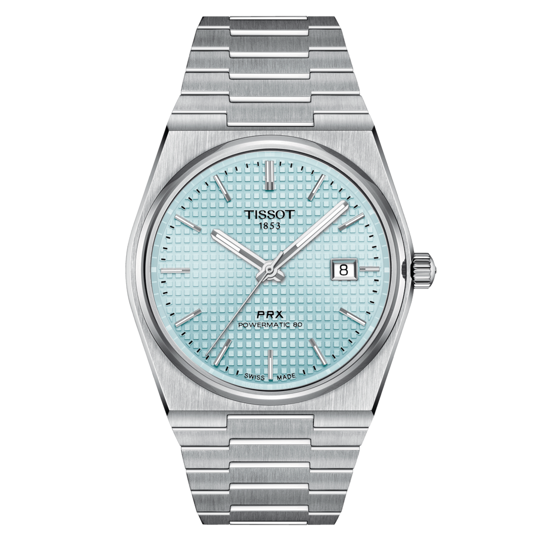 Gents Tissot PRX Powermatic 80 Stainless steel watch.
