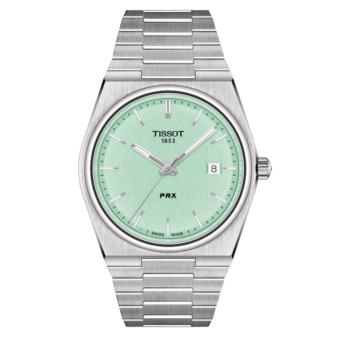 Gents Tissot PRX Swiss Quartz Stainless steel watch.