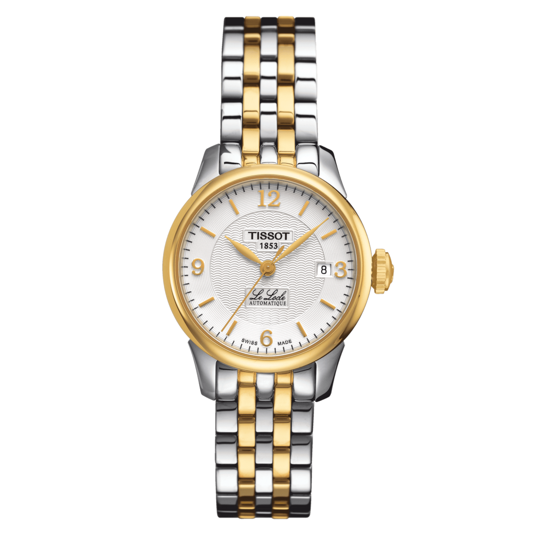 Tissot T-Classic Le Locle Automatic Small Lady Bicolour watch.