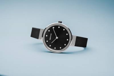 Bering Quartz Black Bracelet Watch