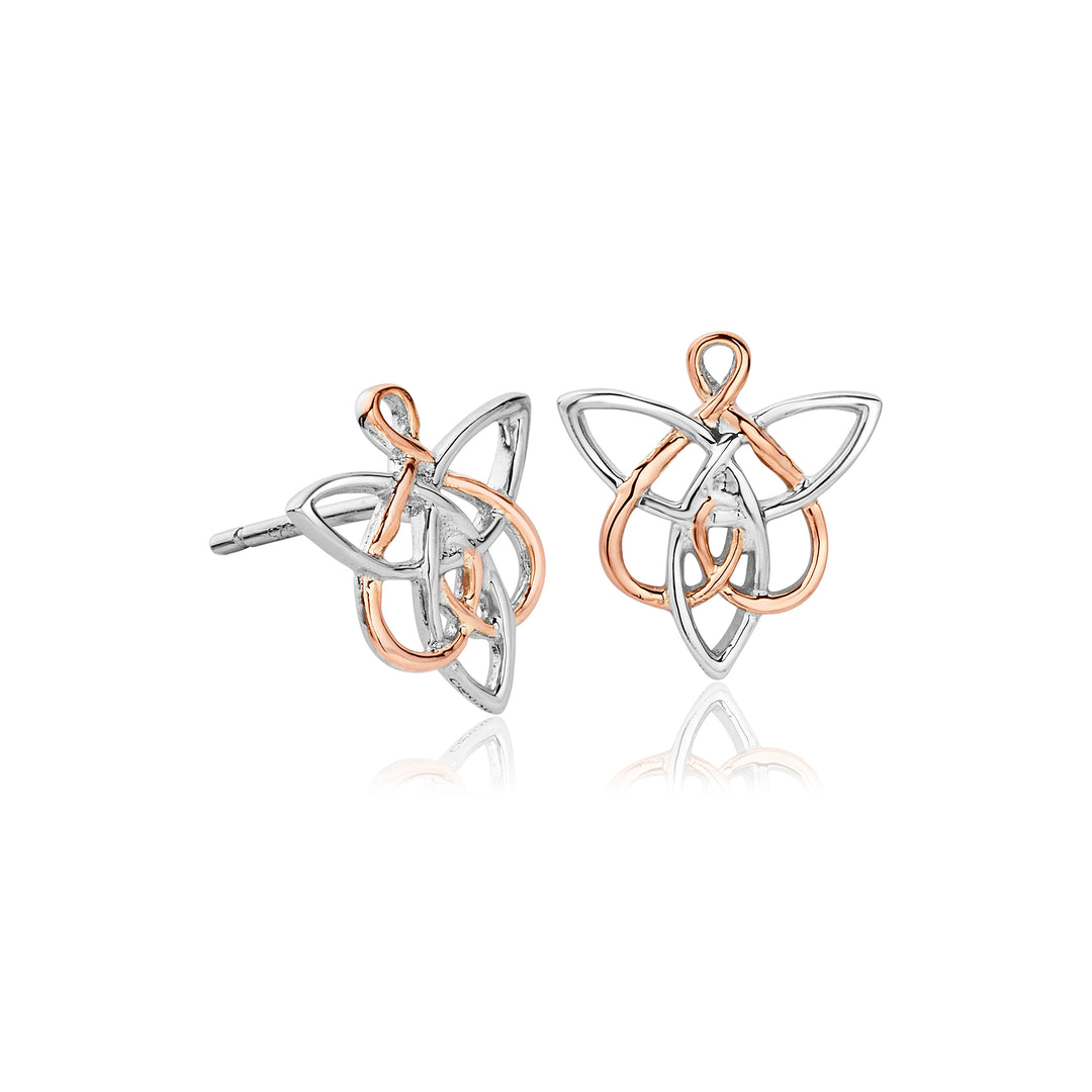 Clogau Silver Fairies of the Mine Stud Earrings