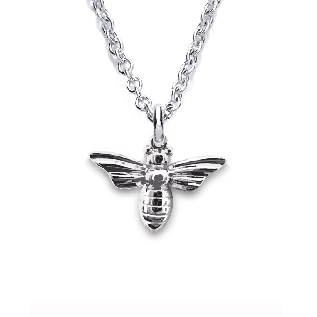 Argentium Little Ballerina Bee Pendant