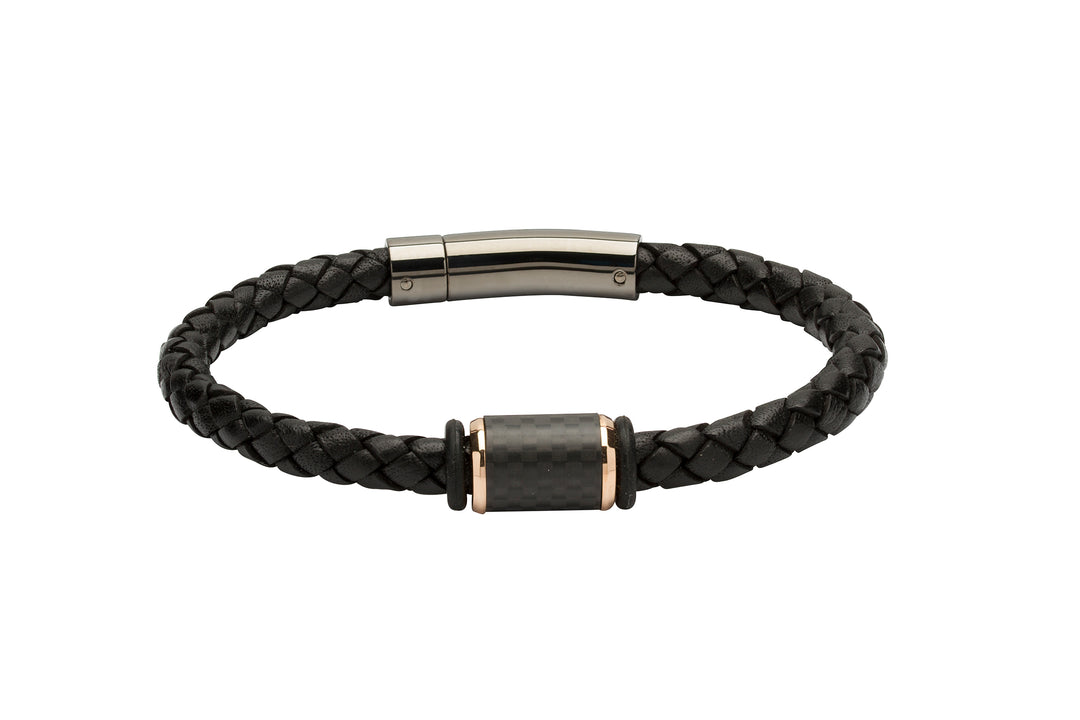 Black Leather Bracelet