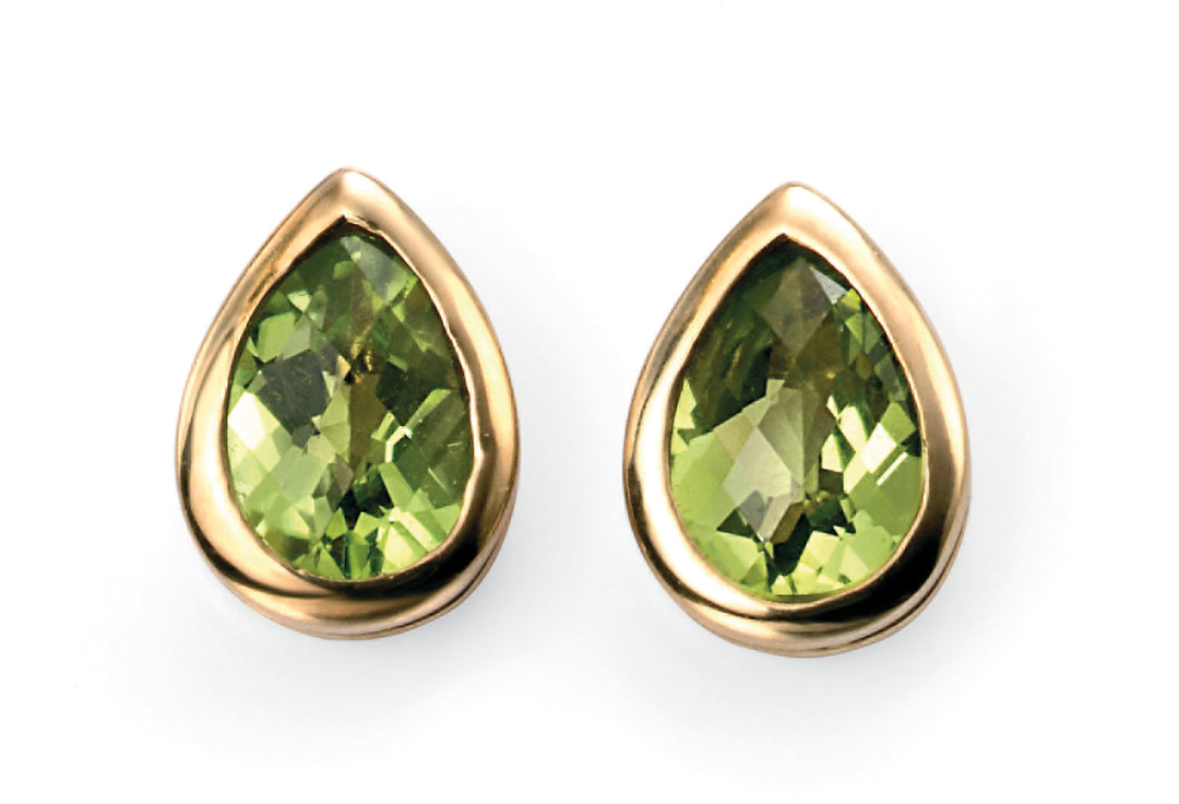 9ct Peridot Stud Earrings