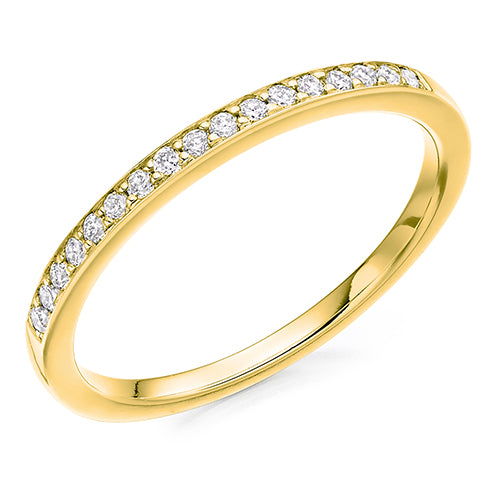 18ct Yellow Gold Diamond Set Ring