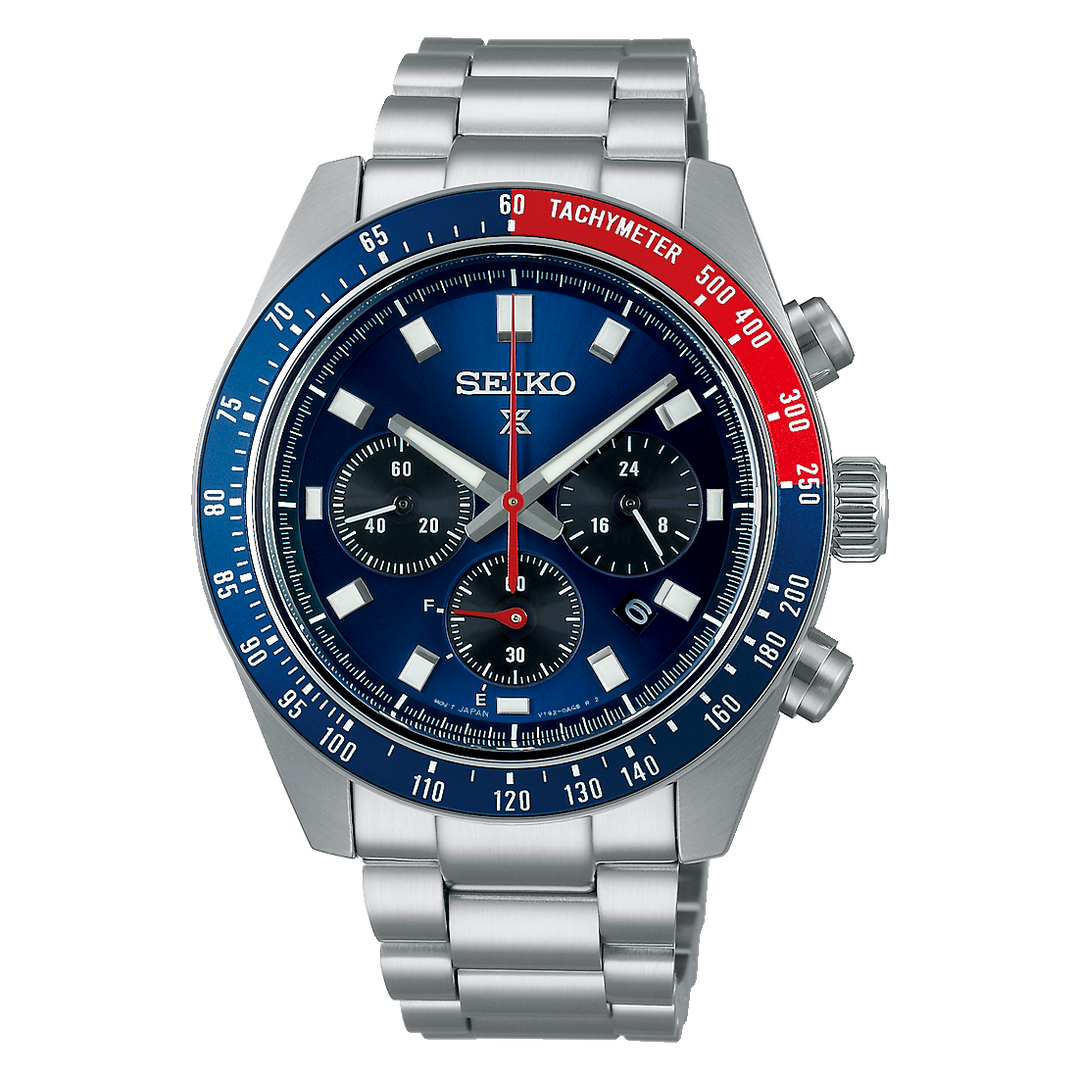 Seiko Prospex Speedtimer solar quartz Chronograph Stainless steel watch