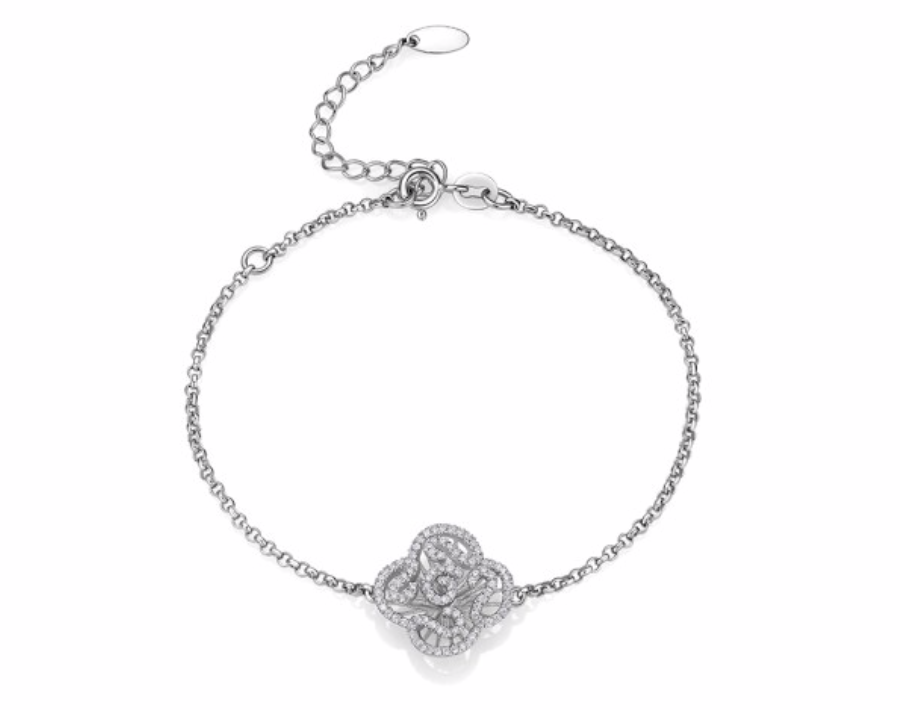 Fei Liu Silver Cascade Bracelet