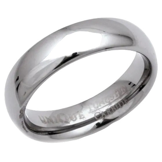 Unique & Co Tungsten Carbide Polished 6mm Ring