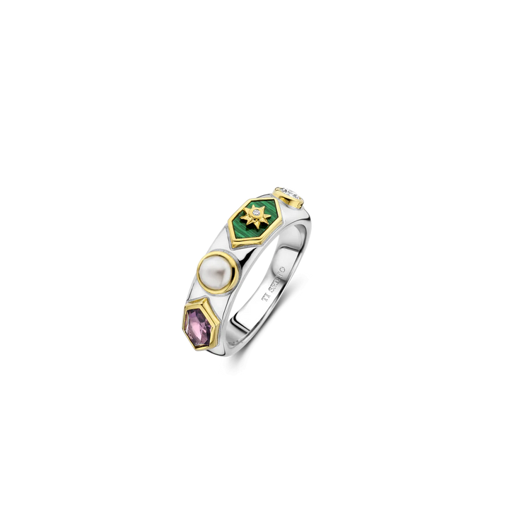 Ti Sento Crystal Ring
