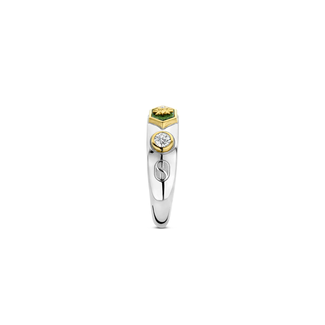 Ti Sento Crystal Ring