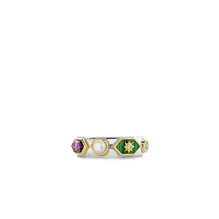 Ti Sento Crystal Ring