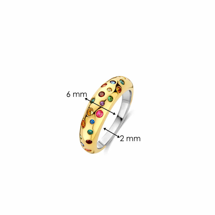 Ti Sento Multistone Ring
