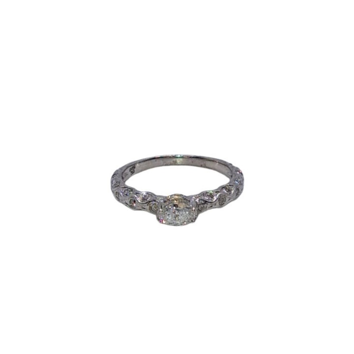 Platinum Marquise Cut Diamond Ring