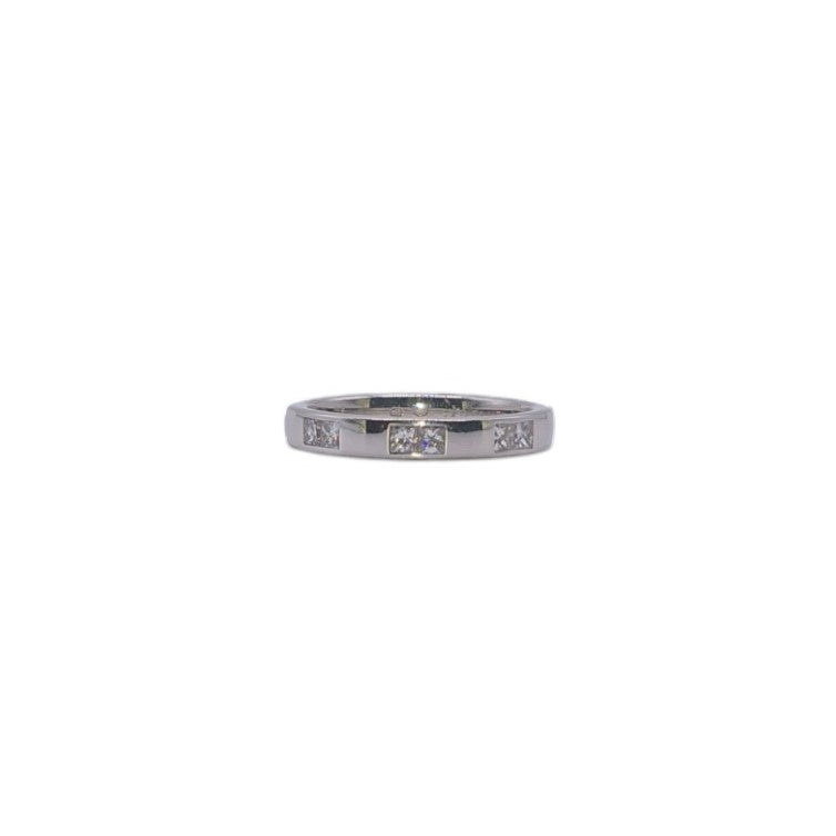 18ct White Gold Diamond Wedding Ring