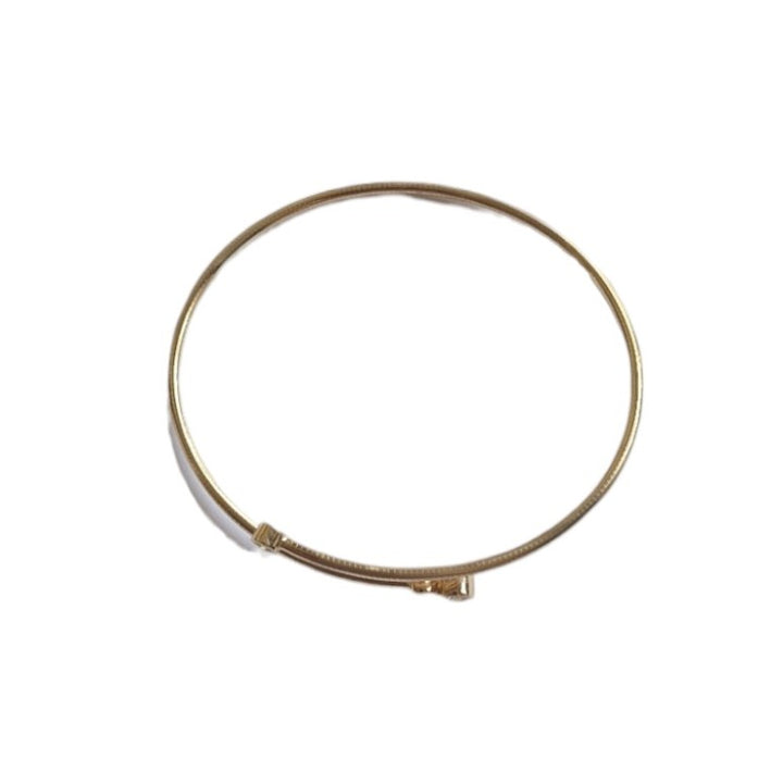 18ct Yellow Gold Diamond Bangle