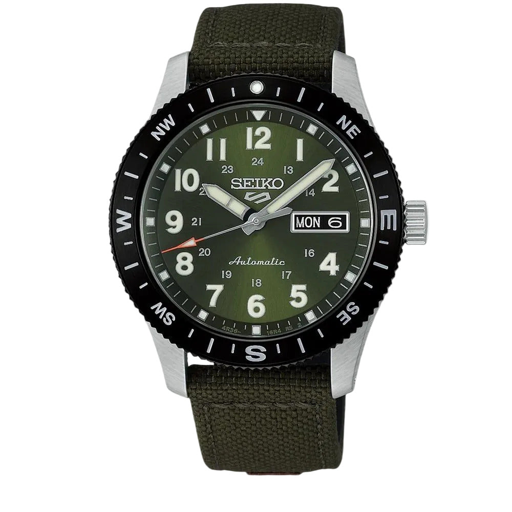 Seiko 5 Sports Field in Fatigue Green 41mm Watch HDB008K1