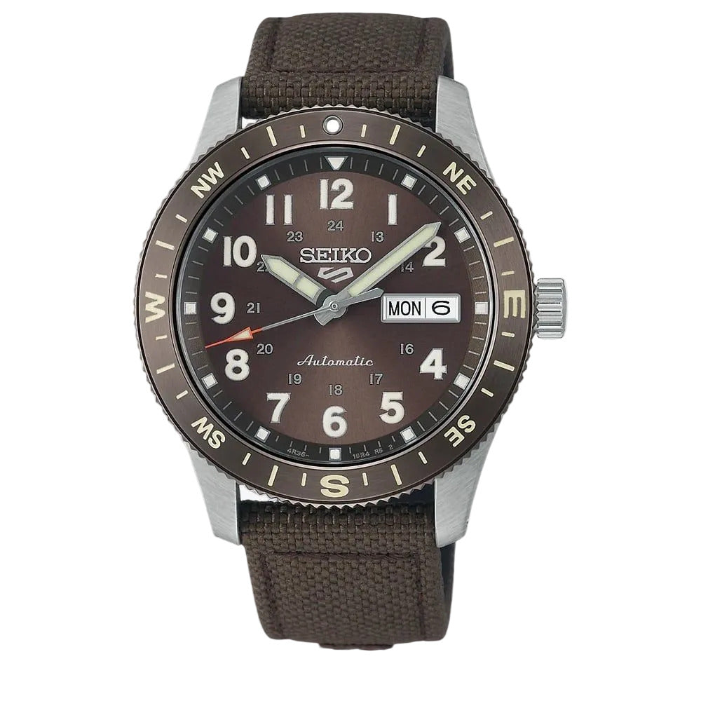 Seiko 5 Sports Field in Fatigue brown 41mm Watch HDB009K1