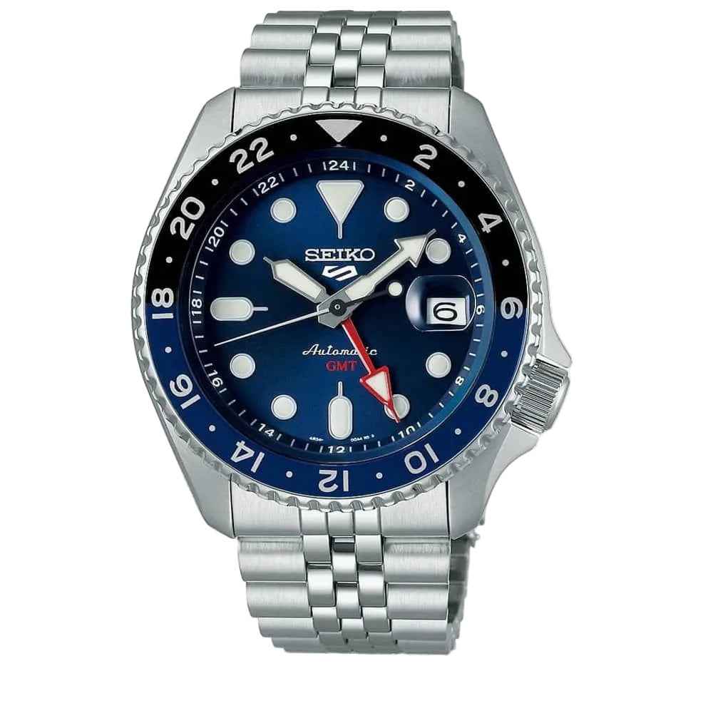 Seiko Mens 5 Sports ‘Blueberry’ GMT SKX Re-Interpretation Watch SSK003K1