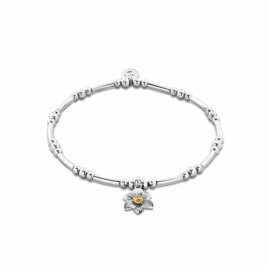 Clogau Nature's Wonder Sterling Silver Daffodil Affinity Bracelet