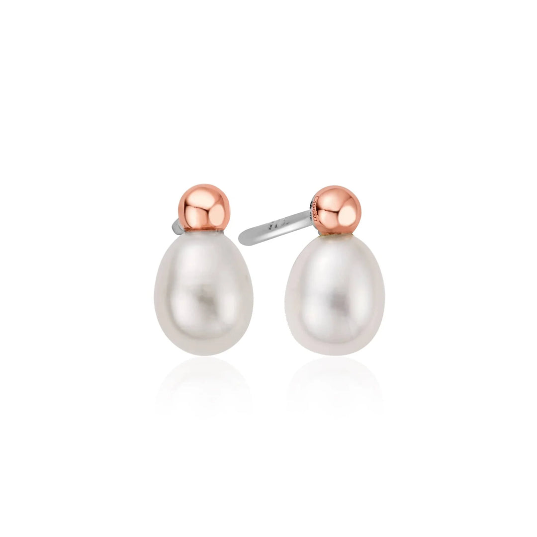 Clogau Pearl Beachcomber Stud Earrings