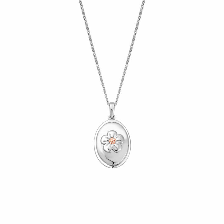 Clogau Forget Me Not Silver Pendant
