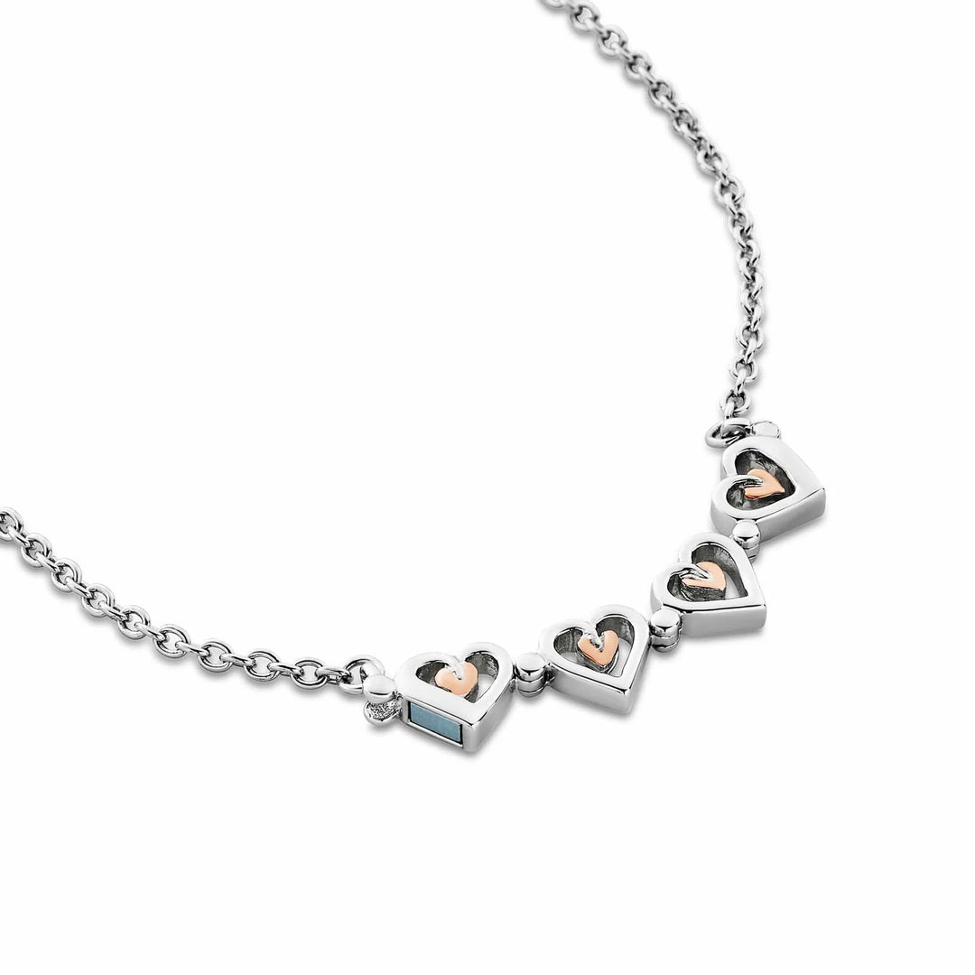 Clogau Tree of Life Sterling Silver Heart Bracelet