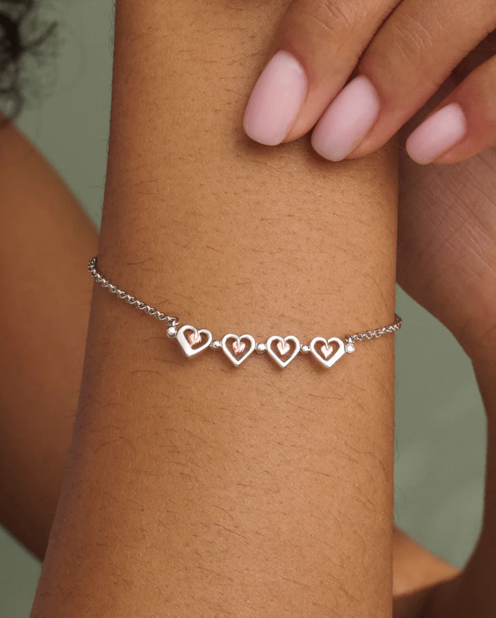 Clogau Tree of Life Sterling Silver Heart Bracelet