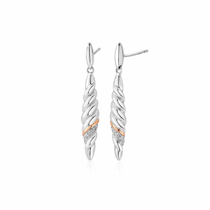 Clogau Lover's Twist Earrings