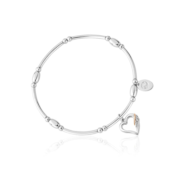 Clogau Past Present Future Heart Bracelet