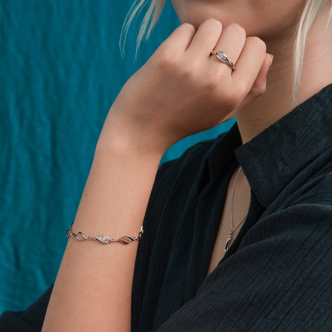 Clogau Multi Link Past Present Future Bracelet