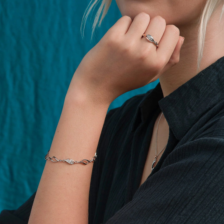 Clogau Multi Link Past Present Future Bracelet