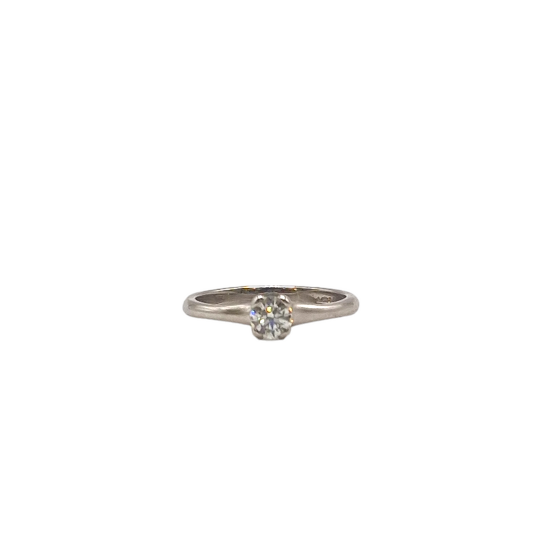 Platinum Solitare Diamond Ring