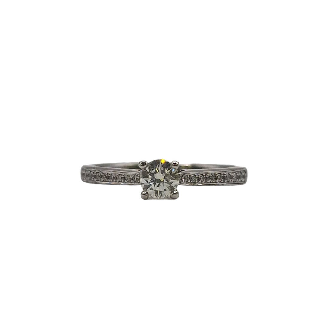 Platinum Solitaire Diamond Ring