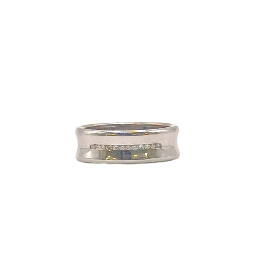 18ct White Gold Diamond Wedding Ring