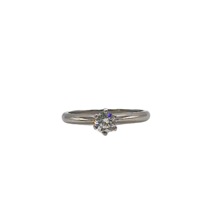 Platinum Solitaire Diamond Ring