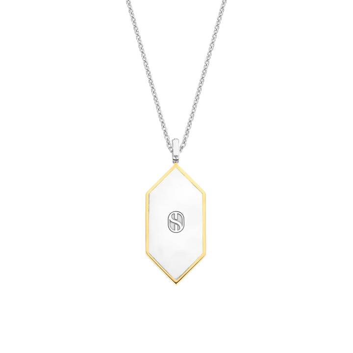 Ti Sento Geometric Pendant & Chain